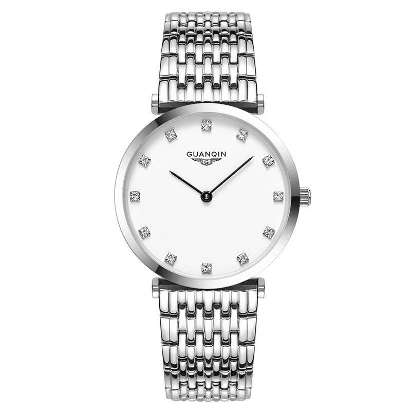 Reloj de cuarzo y oro para mujer