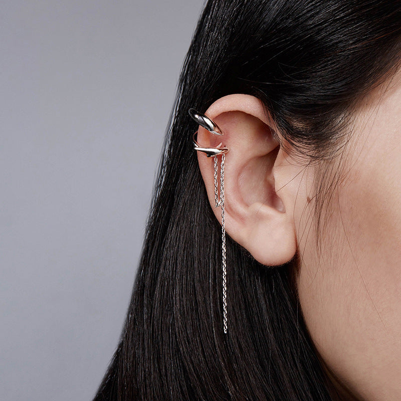 pendientes de plata largos