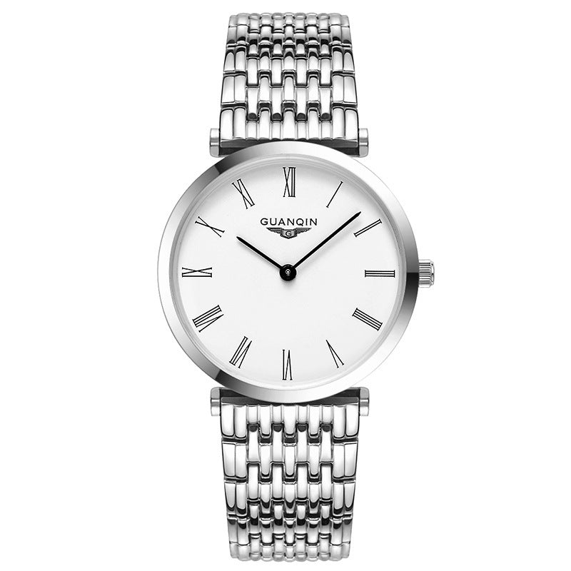 Reloj de cuarzo y oro para mujer