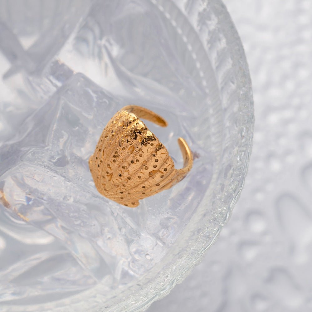 Anillo concha de mar