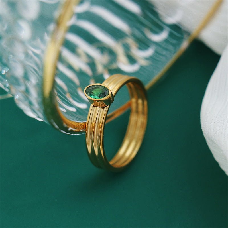 Anillo esmeralda