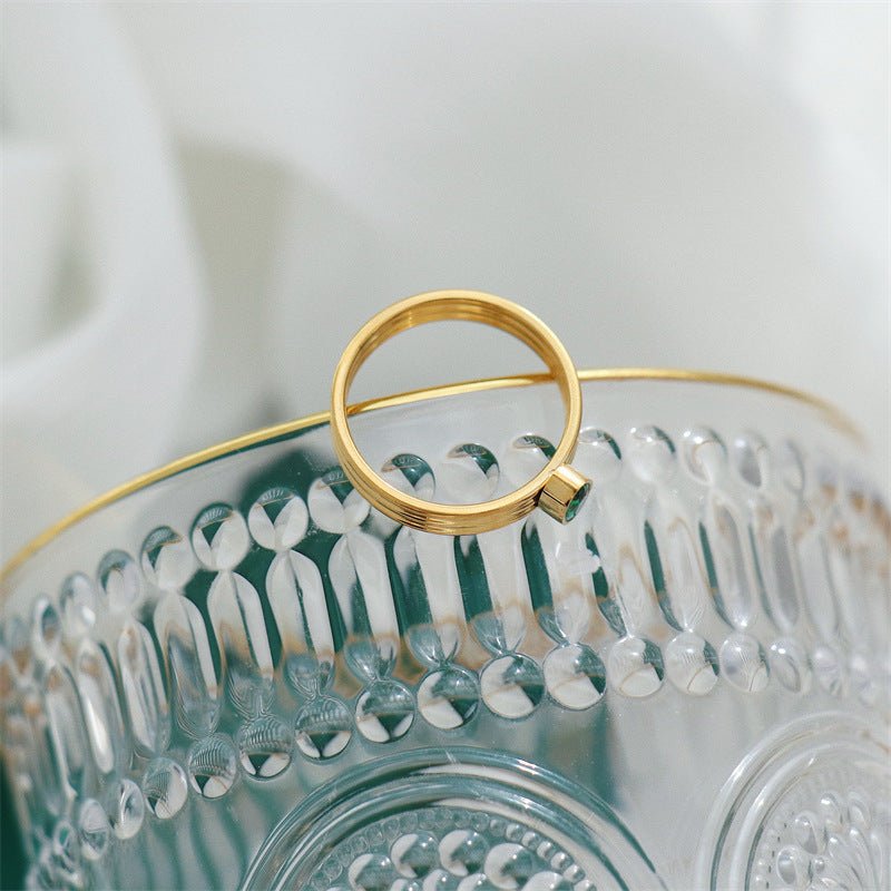 Anillo esmeralda