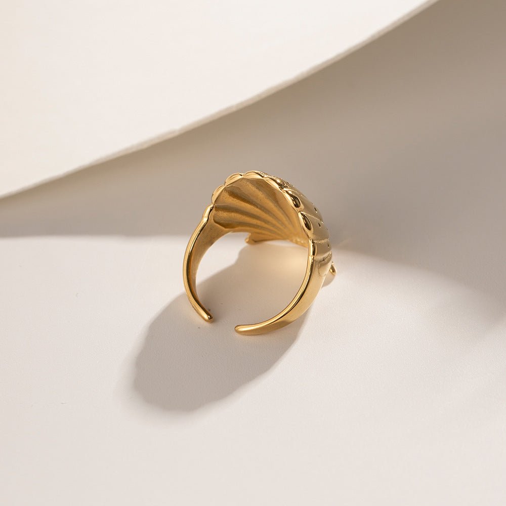 Anillo concha de mar