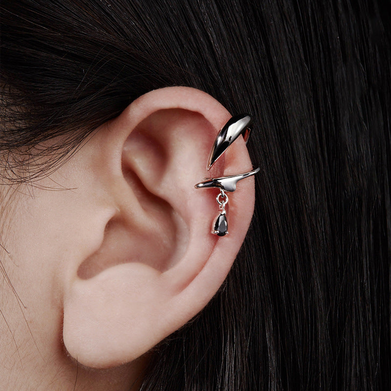 pendientes de plata largos