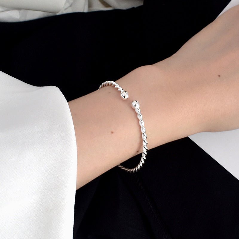 Brazalete mujer de plata de ley