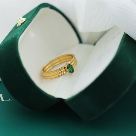 Anillo esmeralda