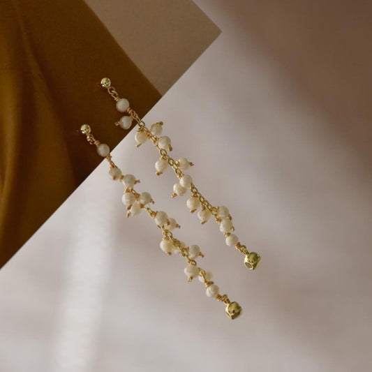 Pendientes Borlas Y Perlas