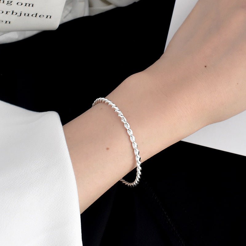 Brazalete mujer de plata de ley