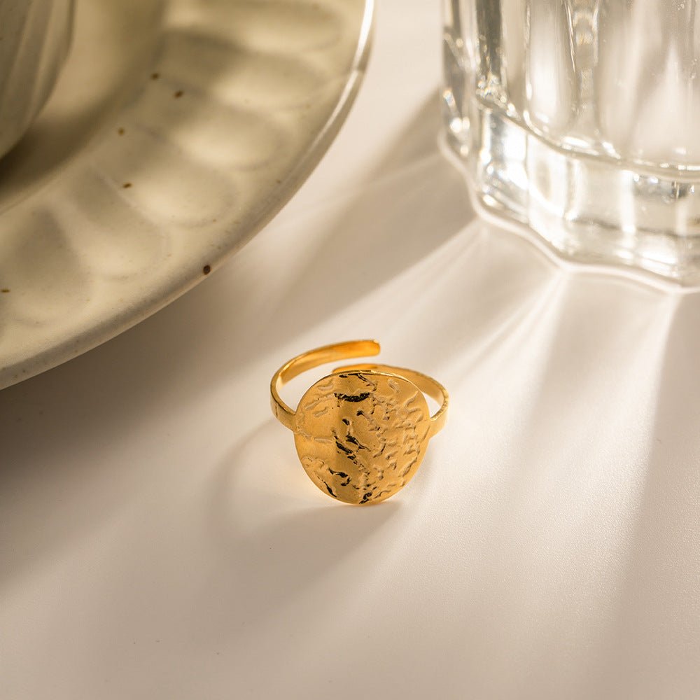 Anillo sello oro