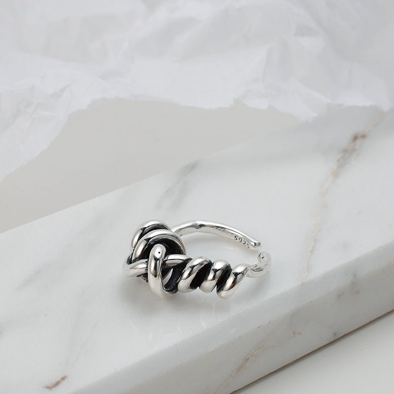 Anillo plata ley multicapa