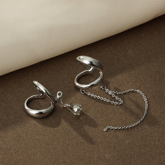 pendientes de plata largos