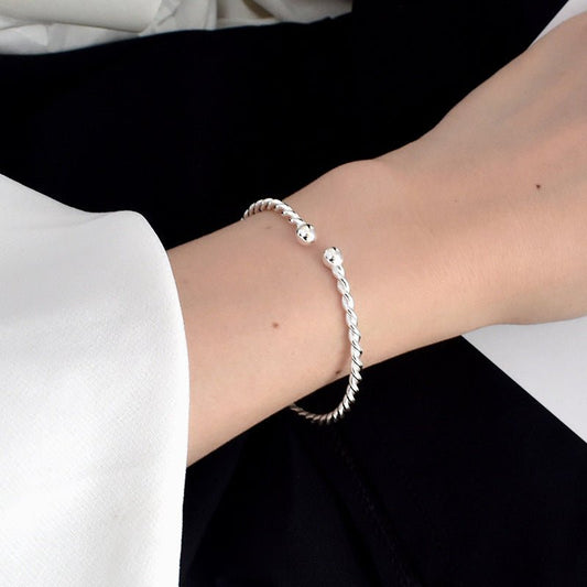 Brazalete mujer de plata de ley